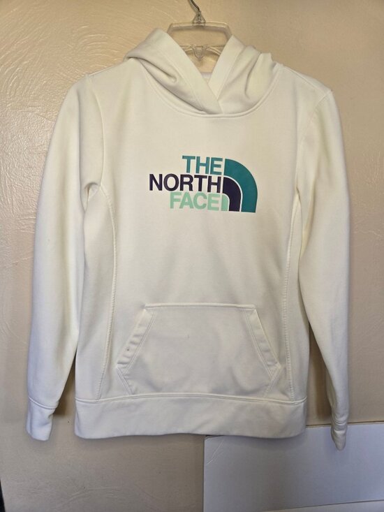 The North Face Tops - Ladies North Face Logo White Slim Fit Pullover Size Medium Outdoors Premium